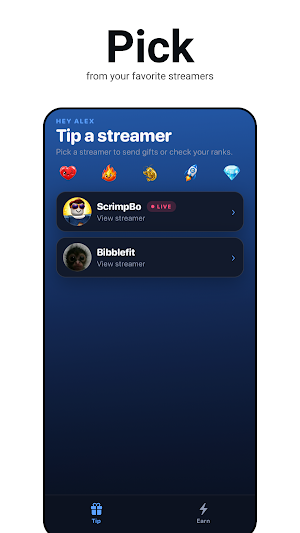 Tiply: Tip Streamers Screenshot 2