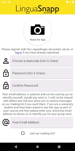 LinguaSnapp Jerusalem Screenshot 0