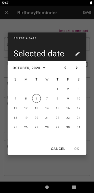 BirthdayReminder(Simple, Strai Screenshot 3