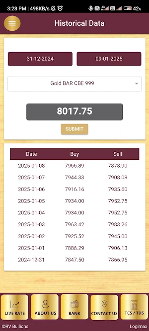 RV BULLIONS Screenshot 2