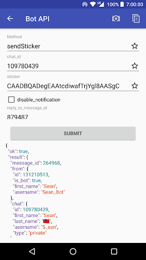 Awesome Telegram Bot Screenshot 1