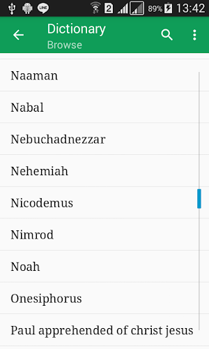 Bible Characters Dictionary Screenshot 0