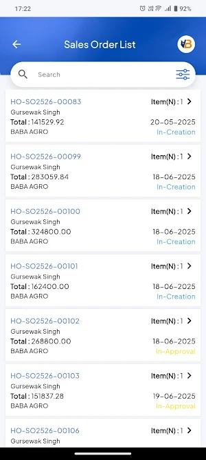 Biznext MyApp - Customer Screenshot 3