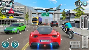 Real Driving School: Car Games Screenshot 1