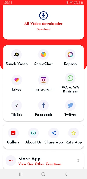 All Video Downloader - All Media Downloader 2021 Screenshot 0