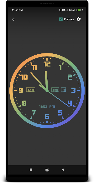 Analog Clock Live Wallpaper Screenshot 1