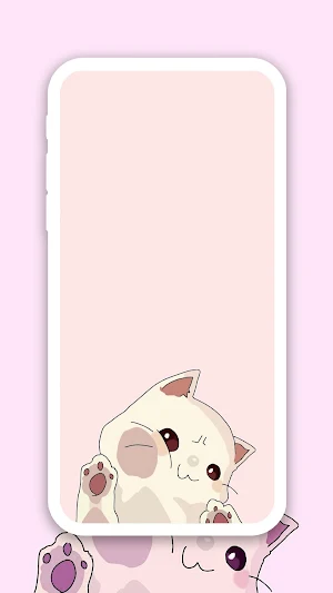 Kawaii Cat Wallpaper Screenshot 1