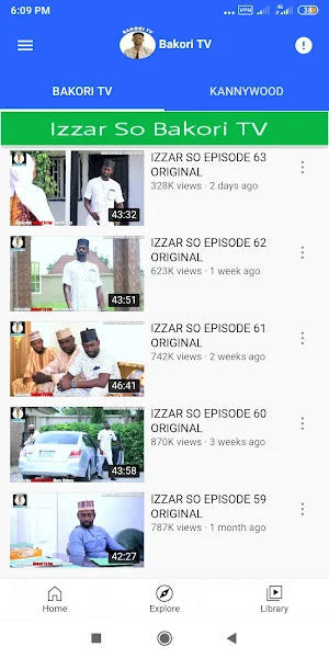 Bakori TV Lite Screenshot 1