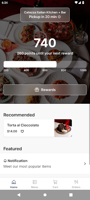 Catezza Italian Kitchen Screenshot 0