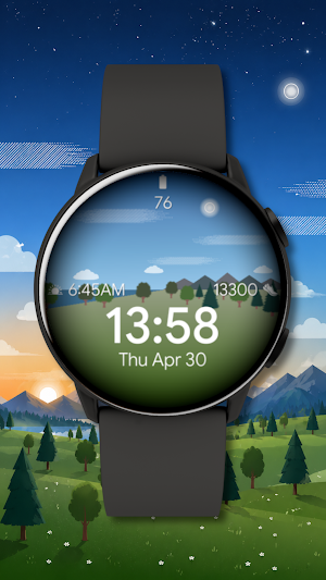 Full Sky 24 Watch Face Screenshot 0