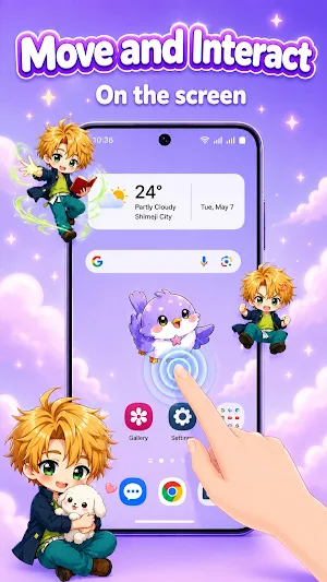 Anime Shimeji: Live Screen Pet Screenshot 3