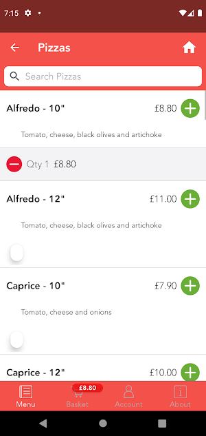 Caprice Restaurant Screenshot 2