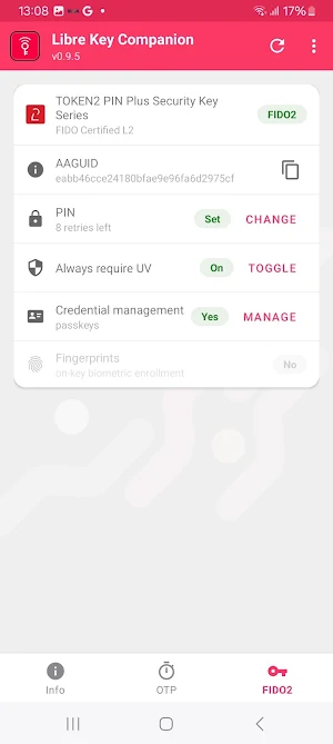 Libre Key Companion Screenshot 1