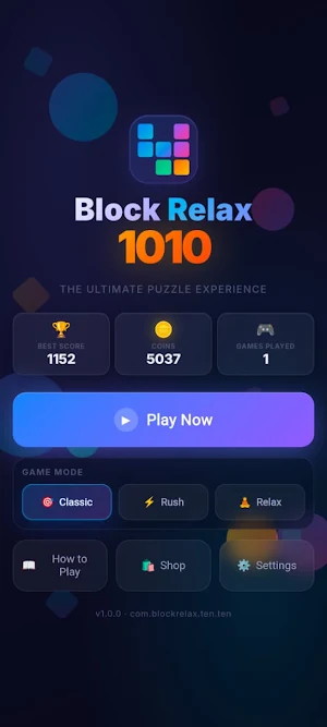 Block Relax 1010 Screenshot 0