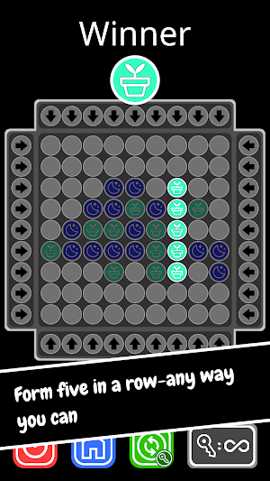 Push To The Center - Connect 5 Screenshot 3