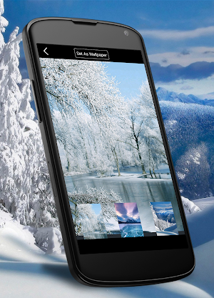Winter Screen Lock Wallpaper Screenshot 1