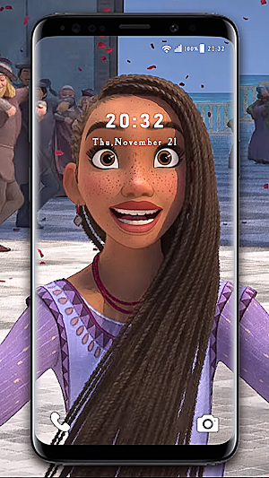 Asha Wish Wallpaper Screenshot 1