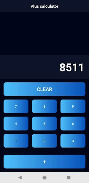 Plus calculator Screenshot 1