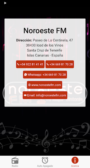 Noroeste FM Tenerife Screenshot 1