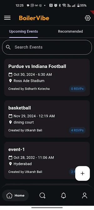 BoilerVibe Screenshot 0