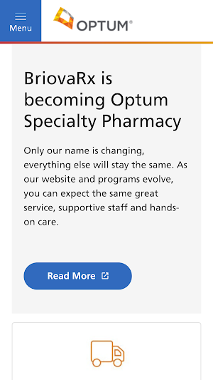 Optum Specialty Pharmacy Screenshot 0