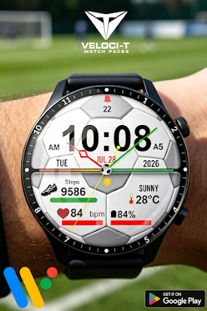Soccer Face Y26 Watch Face Screenshot 0