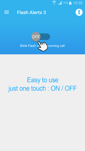 Flash blink on Call, all messages & notifications Screenshot 2