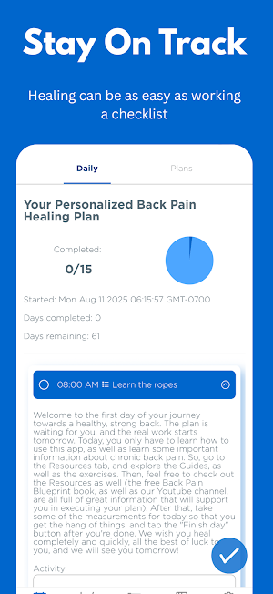 Heal Back Pain Screenshot 2