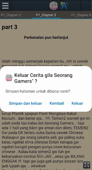 Cerita gila Seorang Gamers Screenshot 3
