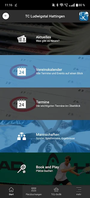 TC Ludwigstal Hattingen e.V. Screenshot 0