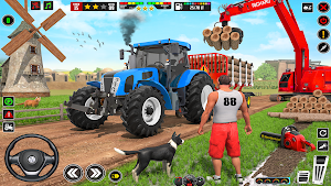 Big Tractor Driving Simulator Screenshot 0
