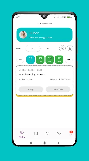 Legacy Care App Screenshot 2