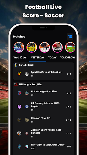Football Live Score - Soccer Screenshot 1