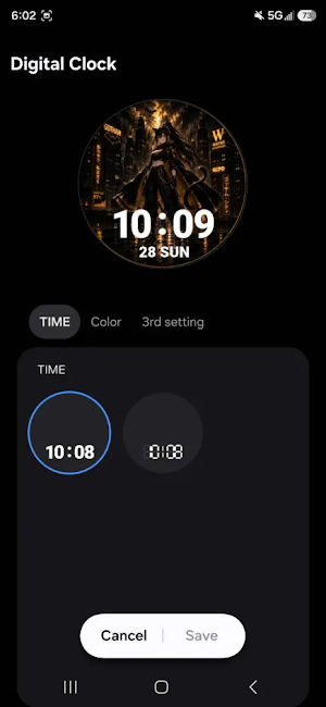 GR Cat Girls Watchfaces Screenshot 2