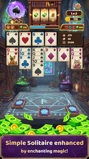Purrfect Magic Solitaire Screenshot 1