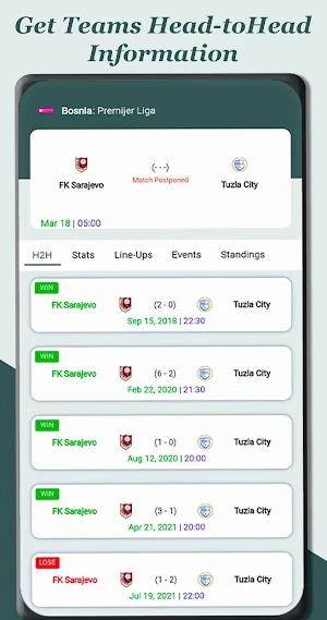 Football Live: Soccer Goals Screenshot 1