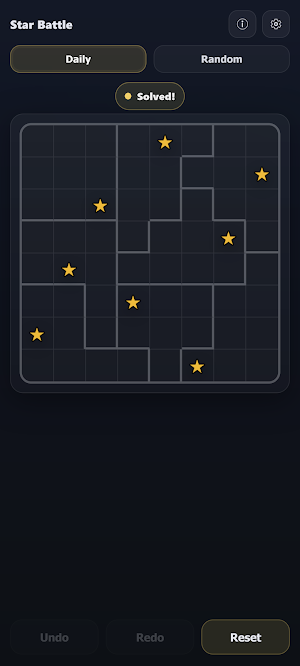 Star Battle - Logic Puzzle Screenshot 3