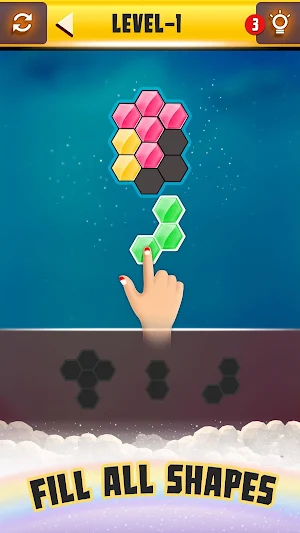 Hexa Puzzle Games PRO: Jigsaw Block Puzzle IQ Test Screenshot 2