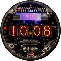NIXIE GAS GWX04 Watch face