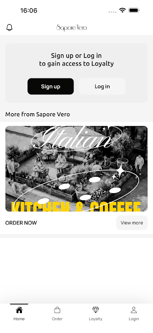 Sapore Vero Hub Screenshot 3