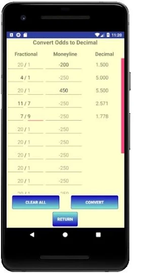 Hedge Betting Calculator Pro2 Screenshot 1