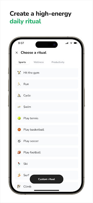 Momentum: Energising Habits Screenshot 1