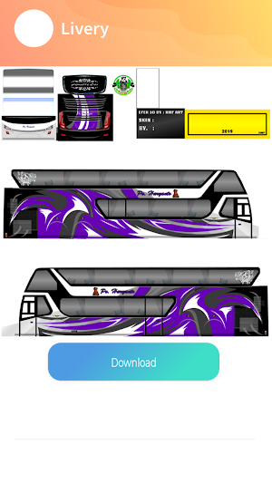 Livery Haryanto double decker Screenshot 1