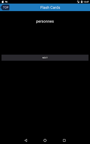프랑스어 간단한 플래시 카드 Screenshot 3