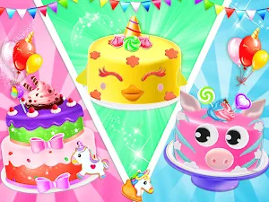 Unicorn Cake Maker: Bakery Kitchen Games Screenshot 3