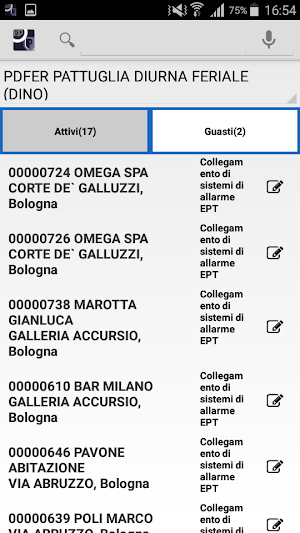 Pattuglia App Screenshot 2