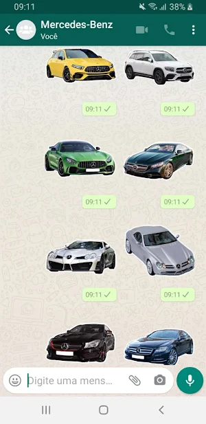 Car Stickers for WhatsApp Screenshot 0