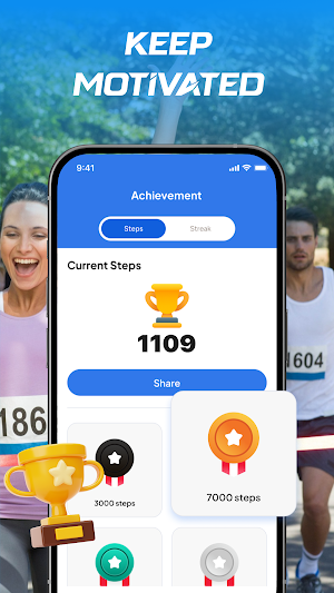 Step Tracker – Pedometer Daily Screenshot 3