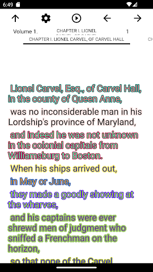 zBook: Richard Carvel Screenshot 2