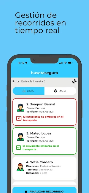 Buseta Segura Conductor Screenshot 3